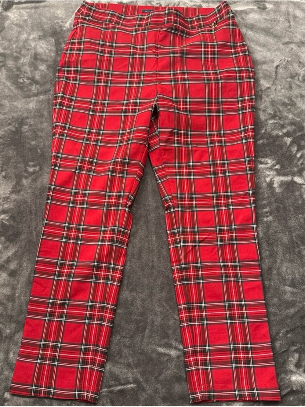 Tommy Hilfiger Red Plaid Tartan Mini Skirt